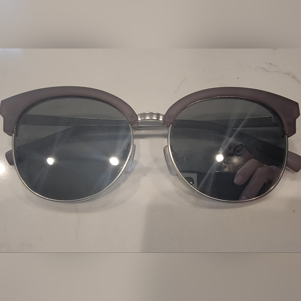 Cute Cole Haan silver sunglasses like new!